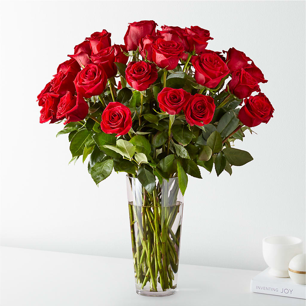 Long Stem Red Rose Bouquet – FLEURISTE JARDIN D'ANJOU, Anjou PQ