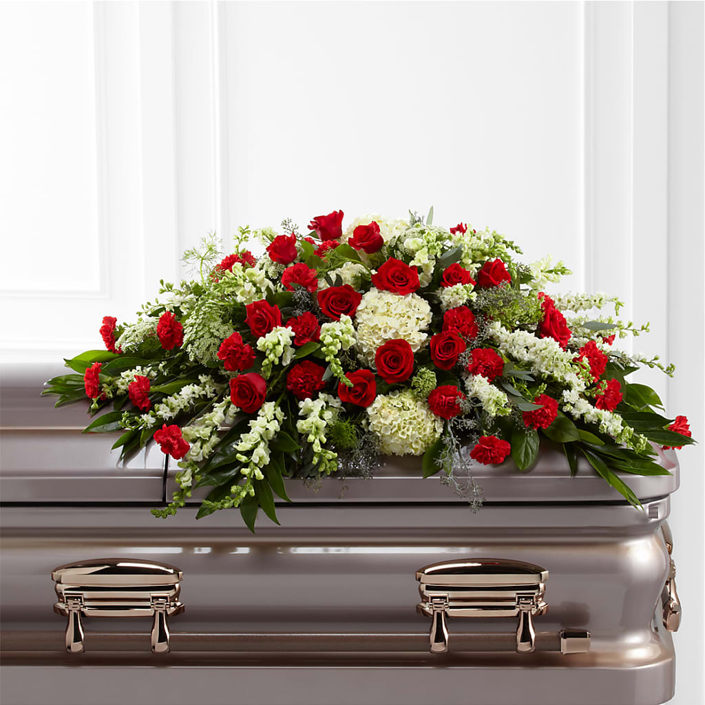 Sincerity Casket Spray – FLEURISTE JARDIN D'ANJOU, Anjou PQ
