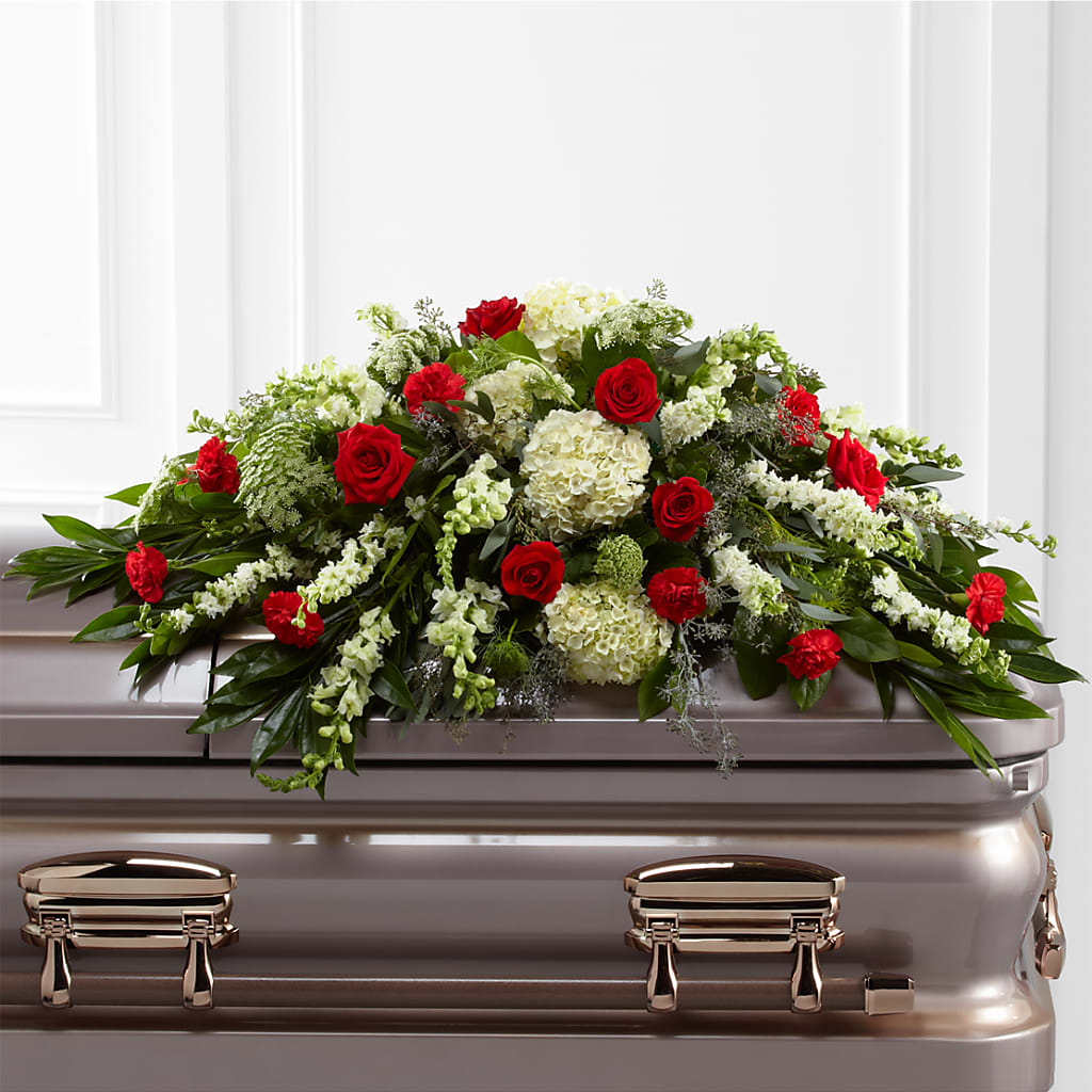 Sincerity Casket Spray – FLEURISTE JARDIN D'ANJOU, Anjou PQ