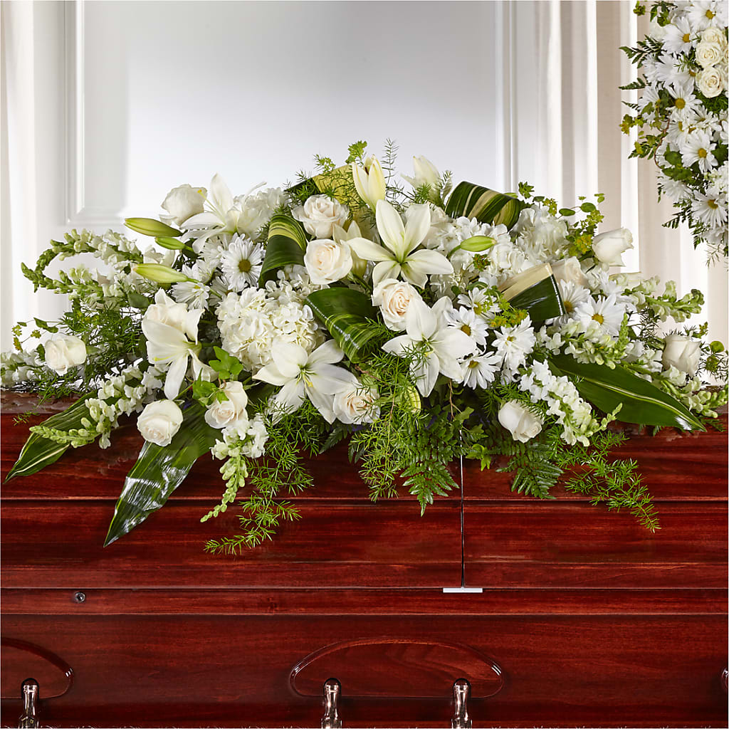Abundance Casket Spray – FLEURISTE JARDIN D'ANJOU, Anjou PQ