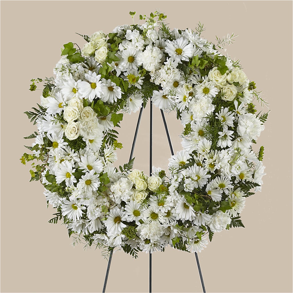 Faithful Wishes Wreath – FLEURISTE JARDIN D'ANJOU, Anjou PQ