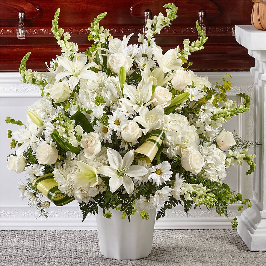 Thoughts of Tranquility Floor Basket – FLEURISTE JARDIN D'ANJOU, Anjou PQ