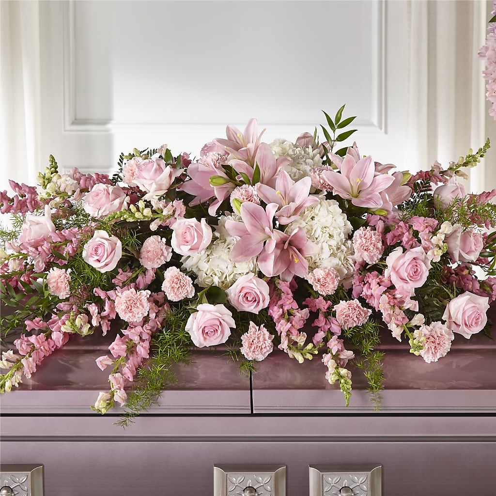 Life & Remembrance Casket Spray – FLEURISTE JARDIN D'ANJOU, Anjou PQ