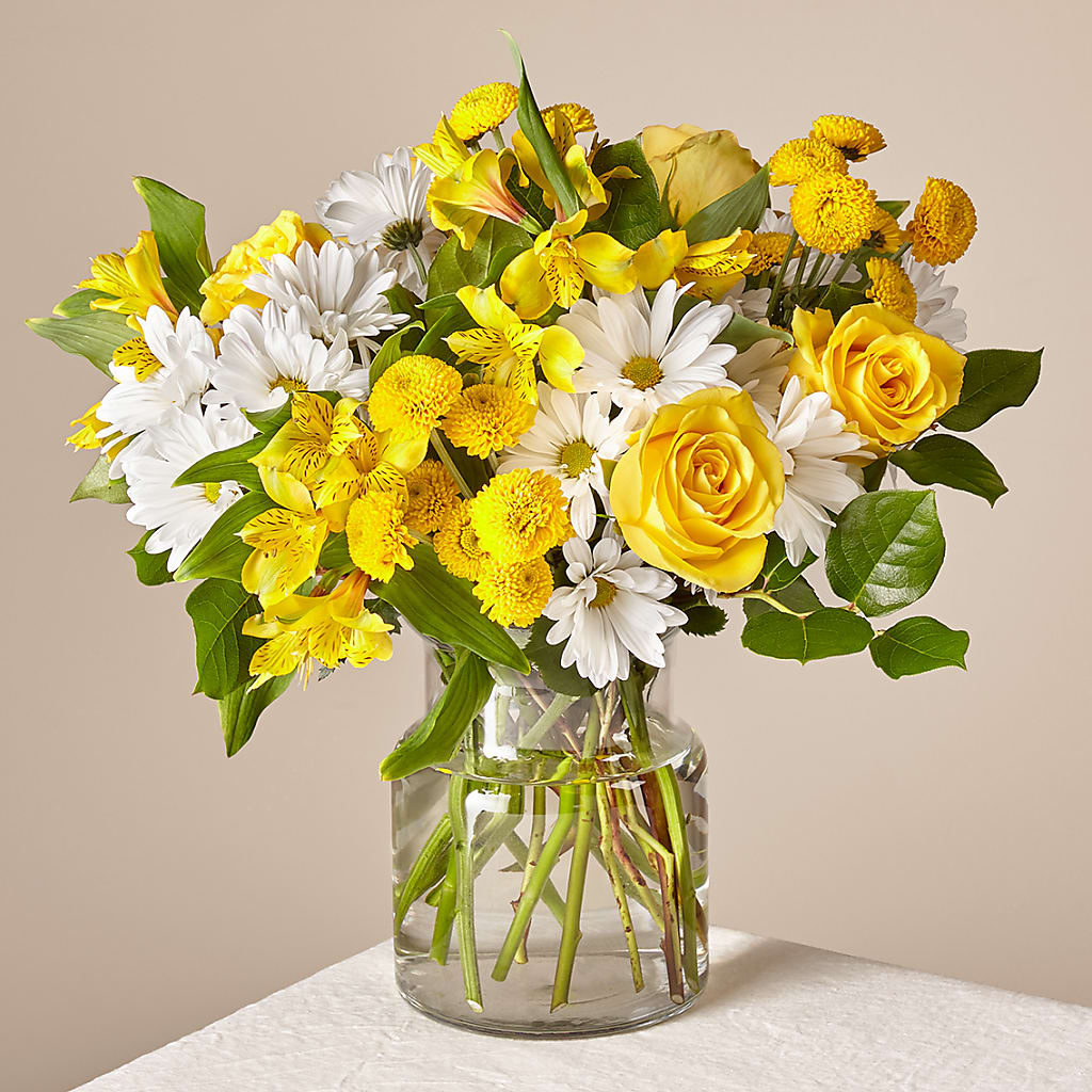 Sunny Sentiments Bouquet – FLEURISTE JARDIN D'ANJOU, Anjou PQ