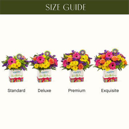 Birthday Brights Bouquet – FLEURISTE JARDIN D'ANJOU, Anjou PQ