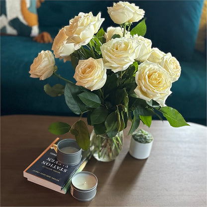 Long Stem Yellow Rose Bouquet – FLEURISTE JARDIN D'ANJOU, Anjou PQ
