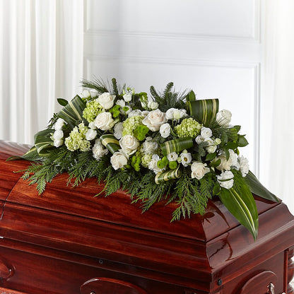 Hopeful Gesture Casket Spray – FLEURISTE JARDIN D'ANJOU, Anjou PQ